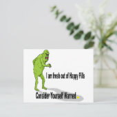 Happy Pills Briefkaart (Staand voorkant)