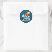 Happy Pills Cat Lover Owner Ideeën Mannen Vrouwen Ronde Sticker (Tas)