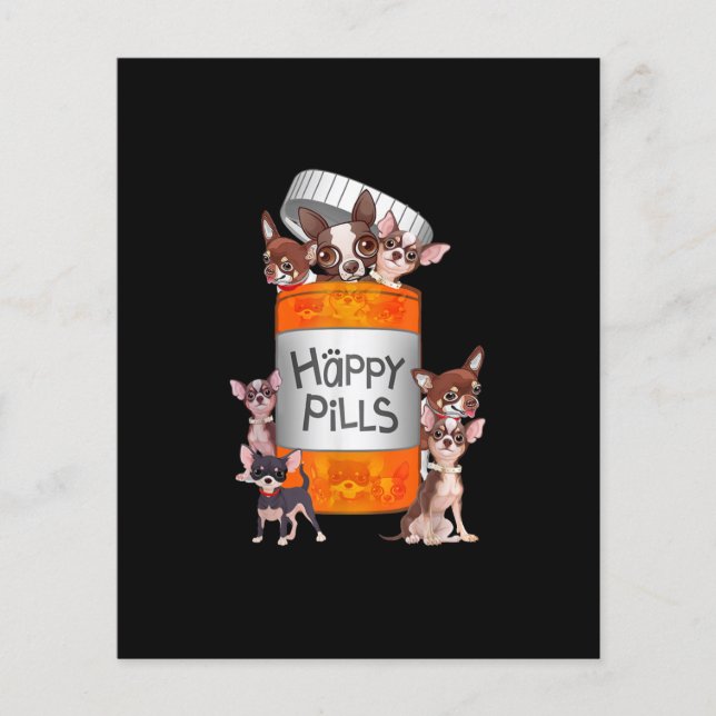 Happy Pills Chihuahua (Voorkant)