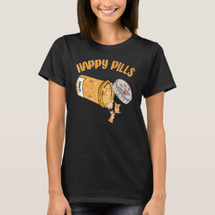 Happy Pills Corgis Dog T-shirt