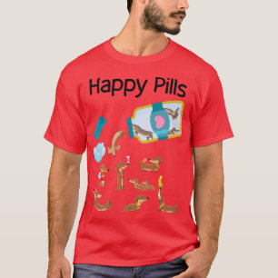 Happy Pills Dachshund Dogs Cute Dachshund Lovers T-shirt