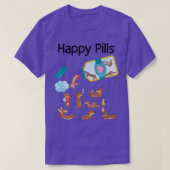 Happy Pills Dachshund Dogs Cute Dachshund Lovers T-shirt (Design voorkant)