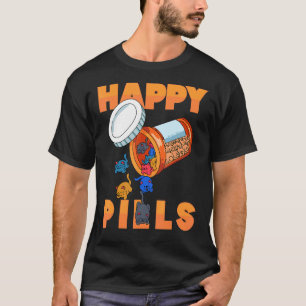 Happy Pills Daily Pill Organisator met Cute Animal T-shirt