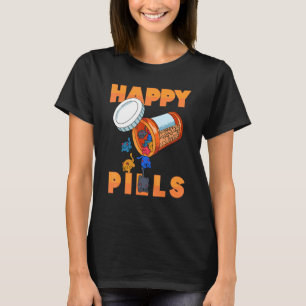 Happy Pills Daily Pill Organisator met Cute Animal T-shirt