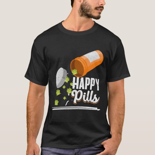 Happy Pills Frog Frog Owner T-shirt (Voorkant)