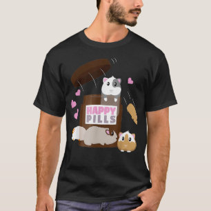 Happy Pills Guinea Eigenaar vrouwen Gift Cavy Love T-shirt