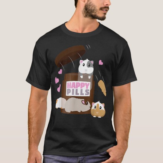 Happy Pills Guinea Eigenaar vrouwen Gift Cavy Love T-shirt (Voorkant)