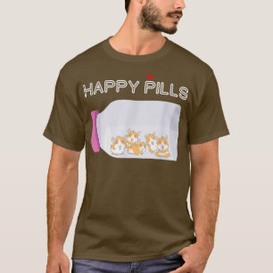 Happy Pills Guinea Pig. voor cavia eigenaars T-shirt