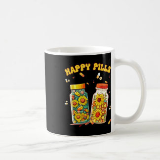 Happy Pills Medicine Zonnebloem Geestelijke Gezond Koffiemok