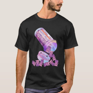 Happy Pills Pastel Gothic Kawaii Yami Cat Otaku Vr T-shirt