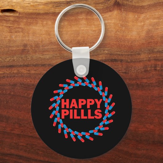 Happy Pills Sleutelhanger (Voorkant)