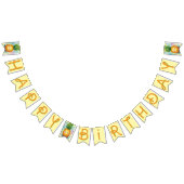 Happy Pineapple Bunting Banner for Birthday (Alle)