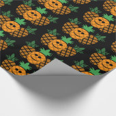 Happy Pineapple Design - Glossy Wrapping Paper, 30 Cadeaupapier (Hoek)