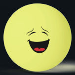 Happy Ping Pong Ball<br><div class="desc">Deze pingpongbal heeft een gelukkig gezicht. Het is één van verscheidene opties om pongballen van aquirable Superkalifragilistic te pingelen.</div>