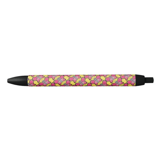 Happy Pink Butterfly Pen (Voorkant)