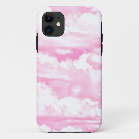 Happy Pink Clouds Case-Mate iPhone Case (Achterkant)