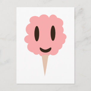 Happy Pink Cotton snoep Briefkaart