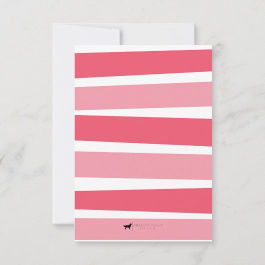 Happy Pink de Kaart van de Foto van de Valentijn v (Achterkant)