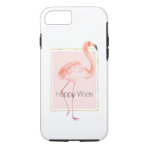 Happy Pink Flamingo