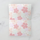 Happy Pink Garden - Gefeliciteerd ! Kaart (Binnen)