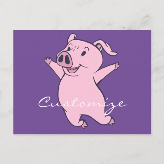Happy Pink Jumping Thunder_Cove Briefkaart (Voorkant)
