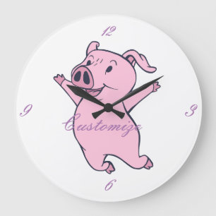 Happy Pink Jumping Thunder_Cove Grote Klok
