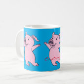 Happy Pink Jumping Thunder_Cove Koffiemok (Voorkant links)