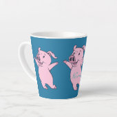 Happy Pink Jumping Thunder_Cove Latte Mok (Linkerhoek)