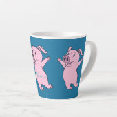 Happy Pink Jumping Thunder_Cove Latte Mok (Rechterhoek)