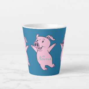 Happy Pink Jumping Thunder_Cove Latte Mok