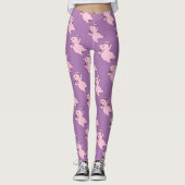 Happy Pink Jumping Thunder_Cove Leggings (Voorkant)