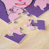 Happy Pink Jumping Thunder_Cove Legpuzzel (Zijkant)