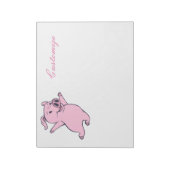 Happy Pink Jumping Thunder_Cove Notitieblok (Linkerzijde)