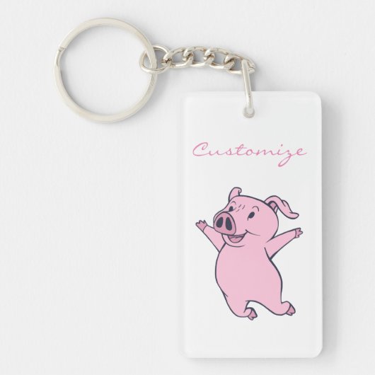 Happy Pink Jumping Thunder_Cove Sleutelhanger (Voorkant)