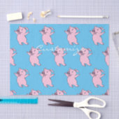 Happy Pink Jumping Thunder_Cove Tissuepapier (Craft)