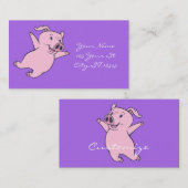 Happy Pink Jumping Thunder_Cove Visitekaartje (Voorkant / Achterkant)