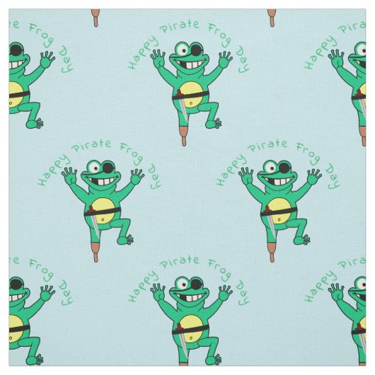 Happy Pirate Frog Day Thunder_Cove Stof (Swatch)