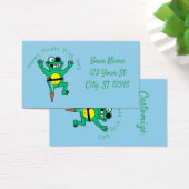 Happy Pirate Frog Day Thunder_Cove Visitekaartje (Bureau)