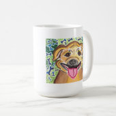 Happy Pit Bull Koffiemok (Voorkant rechts)