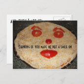 Happy Pizza! Briefkaart (Voorkant / Achterkant)