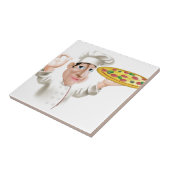 Happy Pizza Chef Tegeltje (Zijkant)