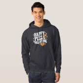 Happy Pizza Valentine Funny Pizza Love Design Hoodie (Voorkant volledig)