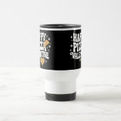 Happy Pizza Valentine Funny Pizza Love Design Reisbeker (Center)