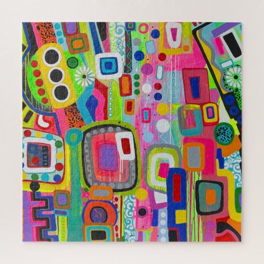 Happy Place 20 x 20 puzzel (Verticaal)