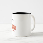 Happy Place Bacon Tweekleurige Koffiemok (Voorkant rechts)