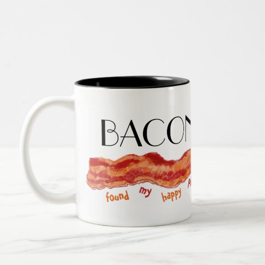 Happy Place Bacon Tweekleurige Koffiemok (Links)