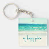 Happy Place Beach Sleutelhanger (voorkant)