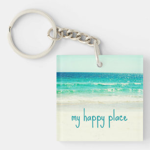 Happy Place Beach Sleutelhanger