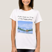 Happy Place Cabin T-shirt (Voorkant)