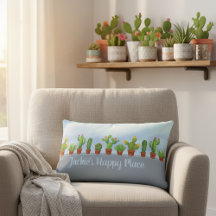 Happy Place Gepersonaliseerde Cactus Lover's Decor